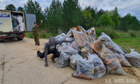 Экодесант в Сыктывдине: в районе прошли бои с мусором