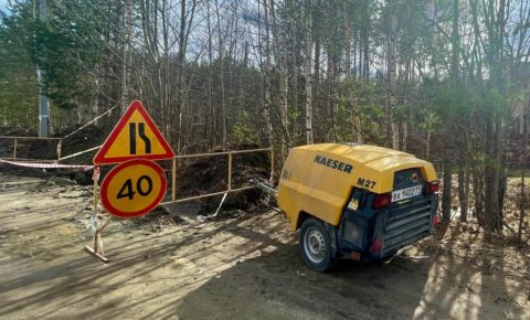 В Зеленце началось строительство газопровода для догазификации