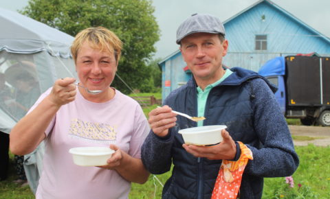 Грибной суп под дождём вдвойне вкусней